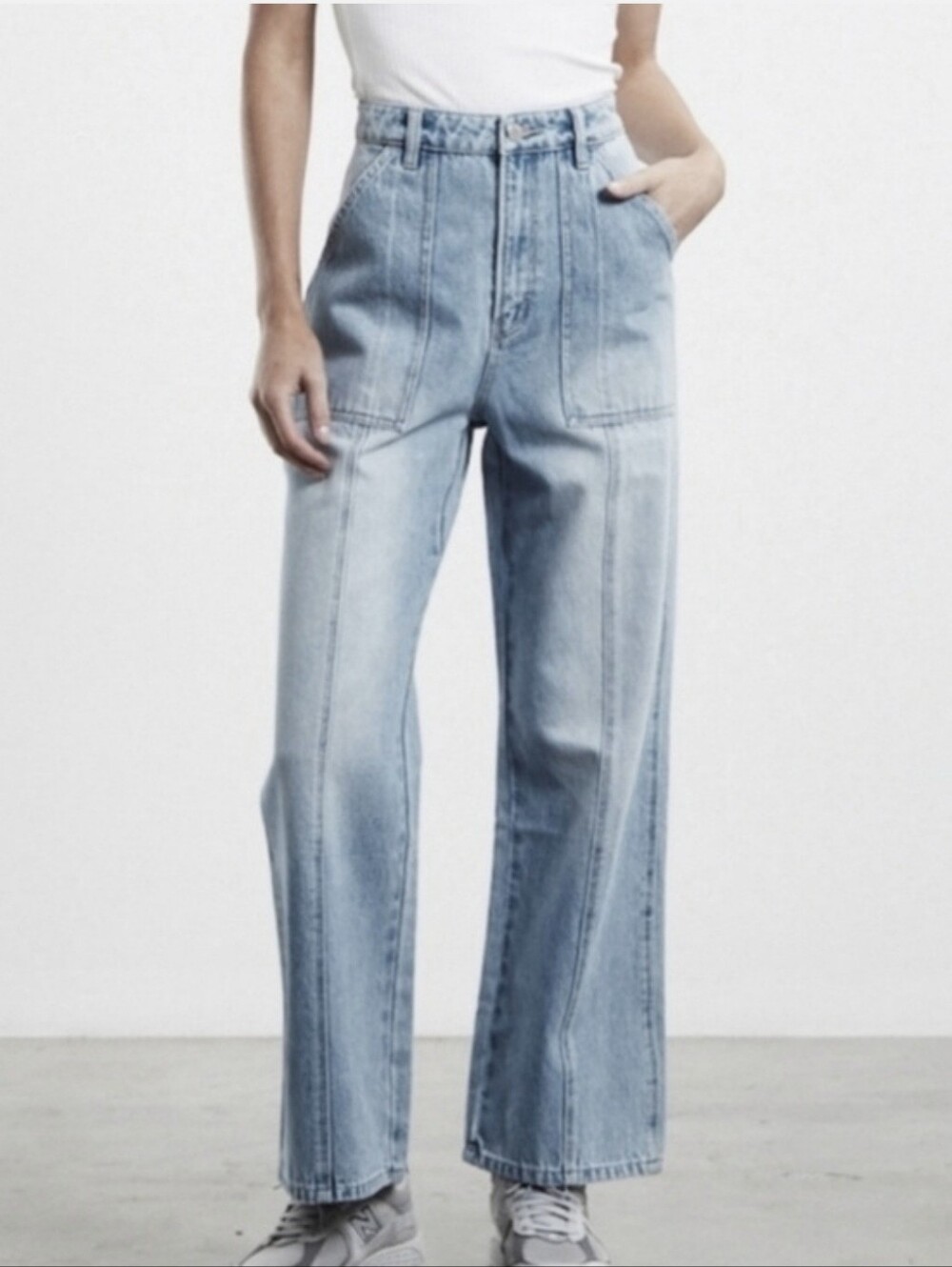 Rolla's HEIDI High Rise Loose Straight Denim Jeans Women's 29 Casual